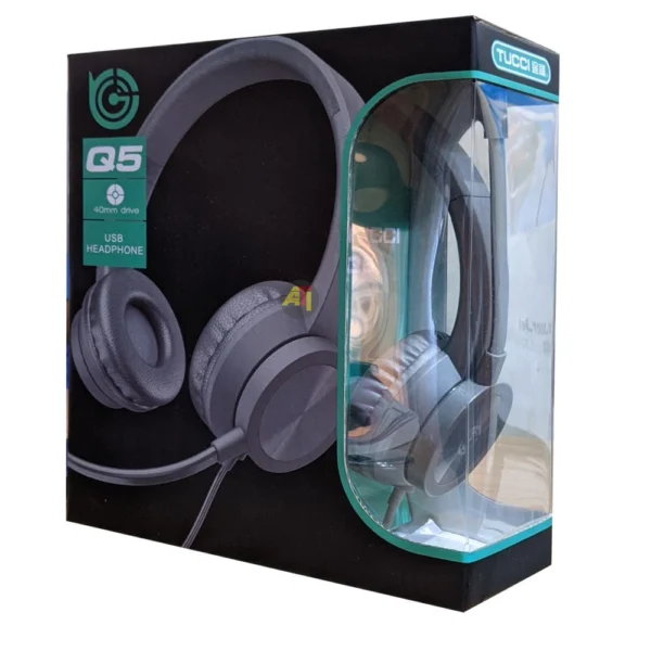 Tucci Q5 Gaming Headset | USB Wired with Mic - Best Price in Pakistan