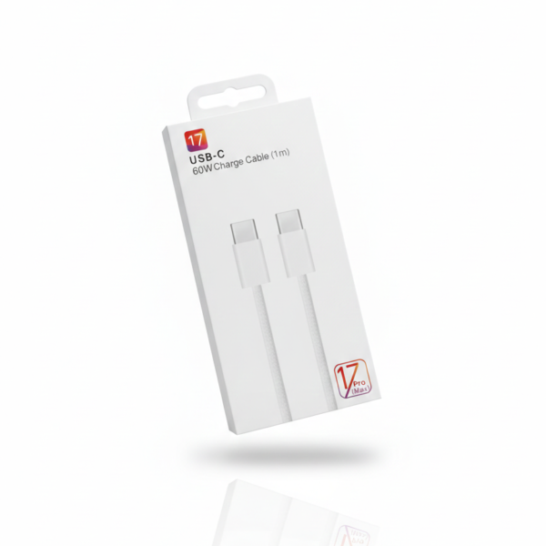 Buy the genuine Apple 60W USB-C Charge Cable (1m). Durable woven design, 60W Power Delivery, and USB 2.0 data sync. Perfect for iPhone 15/16, iPad, and MacBook Air.