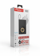 Fontec WOW 10000mAh Power Bank | LCD Display & 4 Built-in Cables