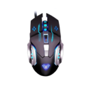AULA S20 Wired RGB Gaming Mouse – Programmable Macro Buttons, 3200 DPI Optical Sensor, and Ergonomic Design for PC & Laptop