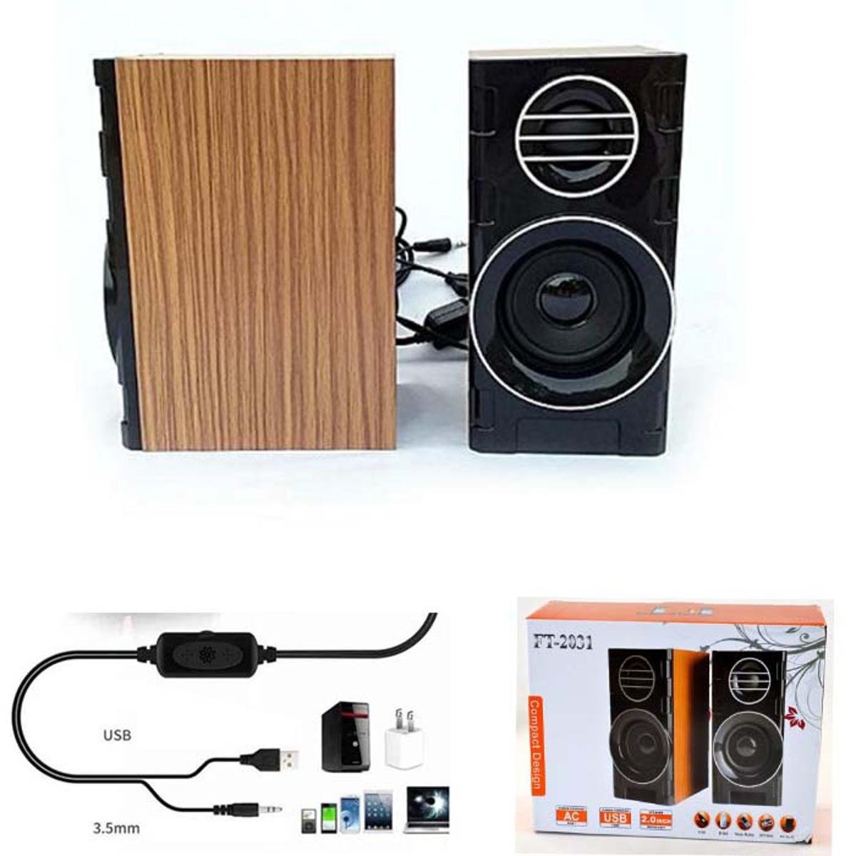 FT 2031 Computer Speakers: Best Heavy Bass Audio by Keyphantom
