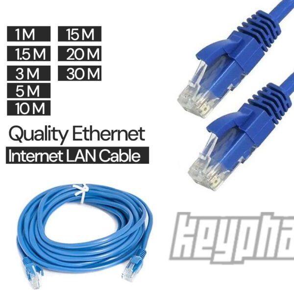 Quality Ethernet Internet LAN Cable | High-Speed RJ45 Network Cable