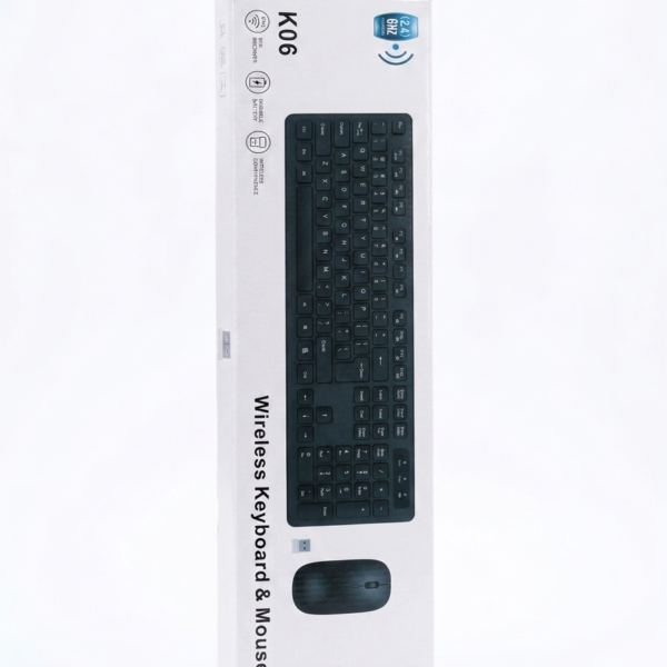 K-06 Wireless Keyboard and Mouse Combo