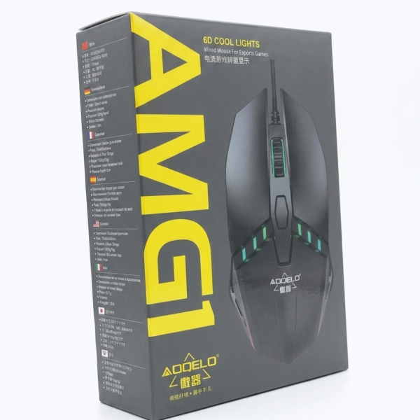 Gaming Mouse RGB AMG1 6 Buttons