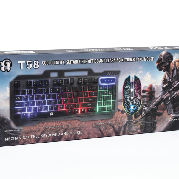 T58 Gaming Keyboard and Mouse Combo RGB