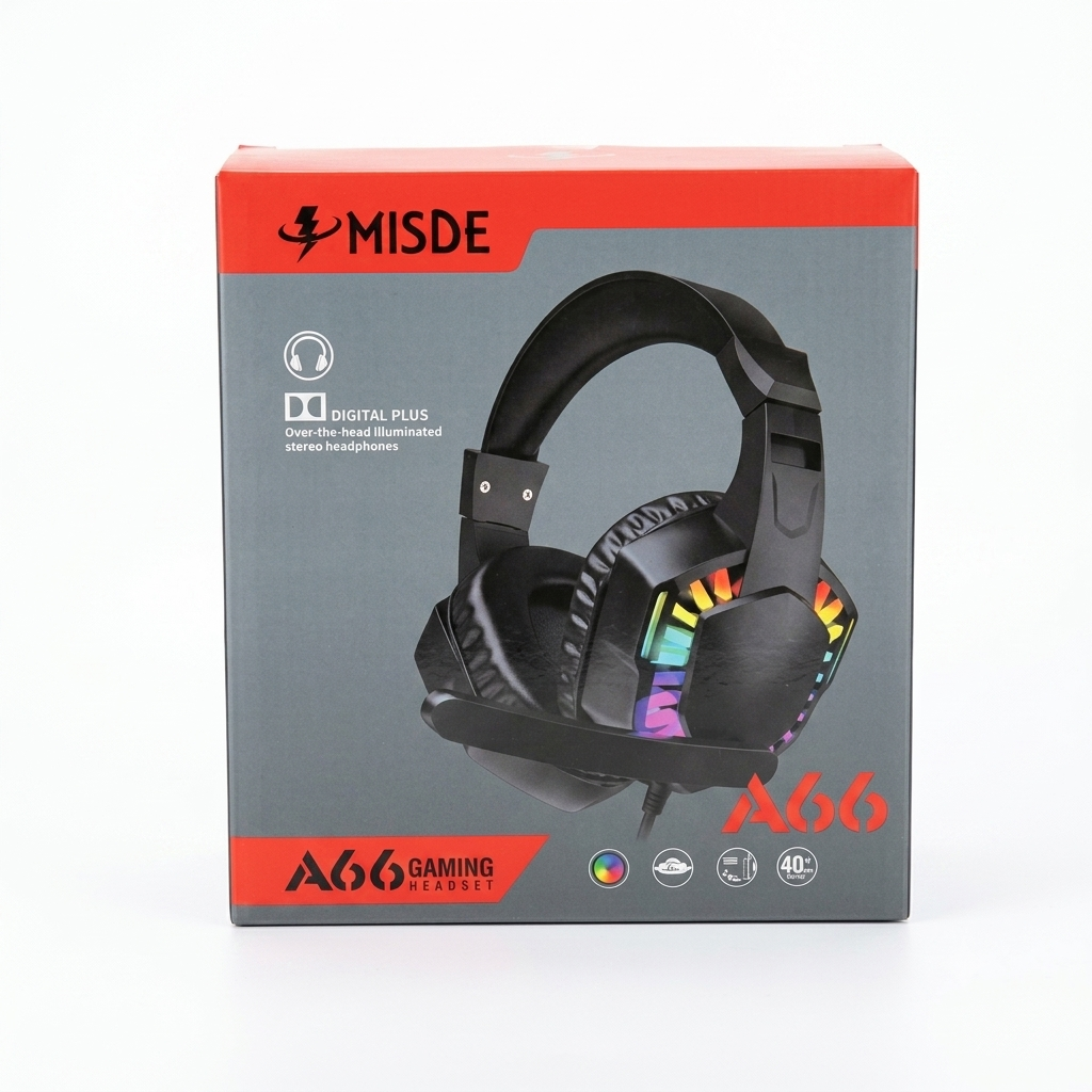 Misde A66 RGB Gaming Headset