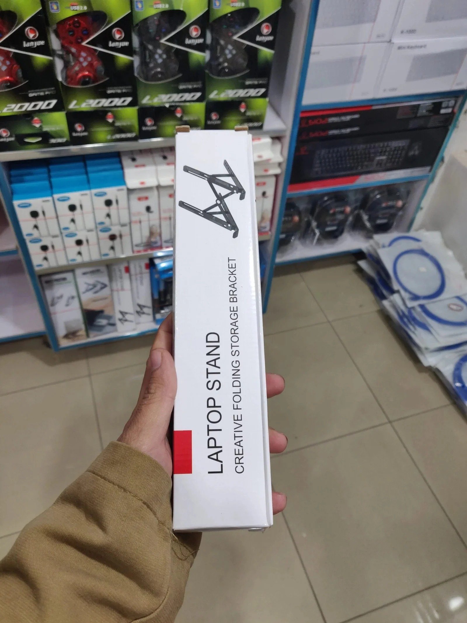 Combo Deal โ Adjustable Metal Laptop Stand + 4-Port High-Speed USB Hub - Image 2