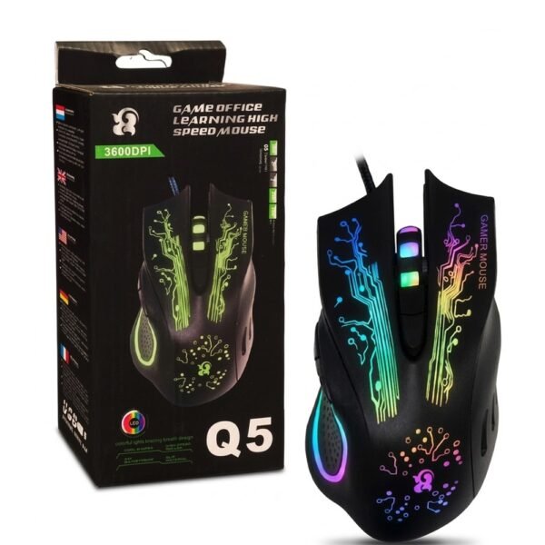 Q5 RGB Gaming Mouse 2400 DPI