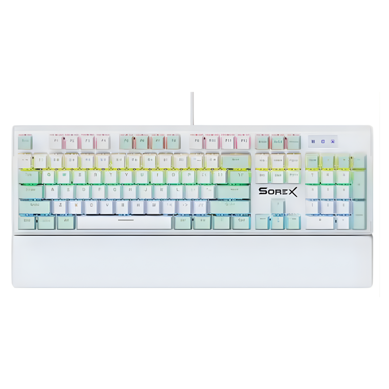 SK105 Mechanical Gaming Keyboard White RGB