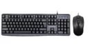 Motospeed S102 Wired Keyboard and Mouse Combo – Full-Size Ergonomic Desktop Keyboard with High-Rebound Silicone Switches & Precision USB Optical Mouse
