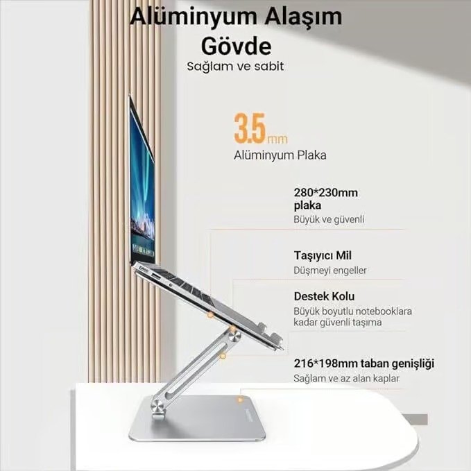 UGREEN Adjustable Laptop Stand (Silver) 40291