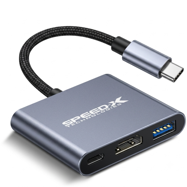 Type C 3.1 to HDMI OTG USB 3.0 Adapter