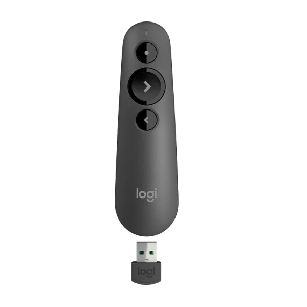 Logitech R500s Laser Pointer Presentation Remote Graphite