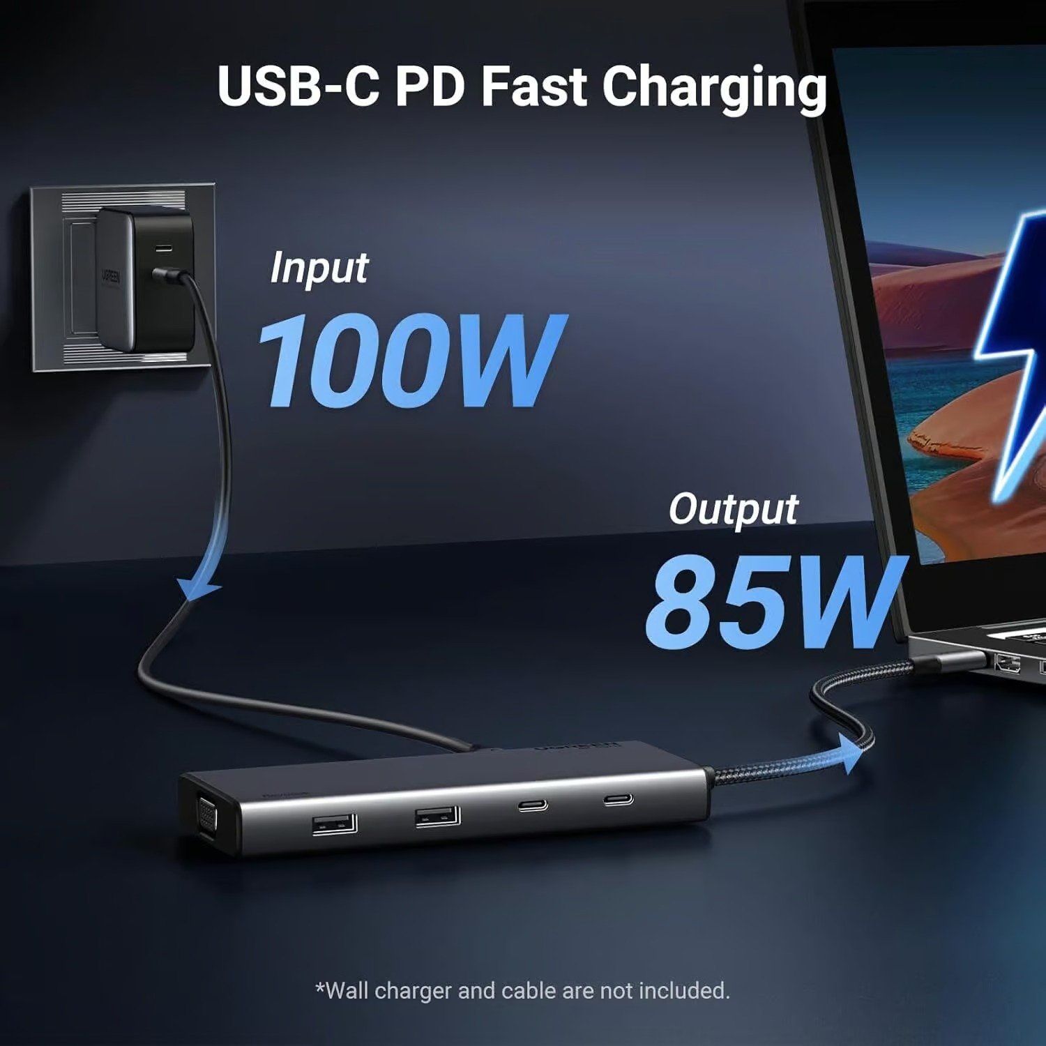 UGREEN 8 in 1 USB C Docking Station with Dual Monitor