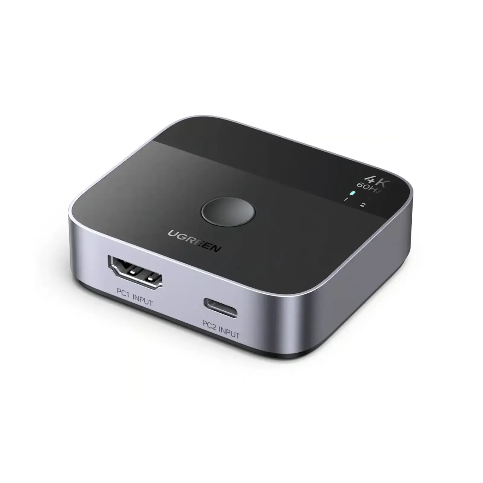 UGREEN 55452 USB-C+HDMI Switch 2 in-1 Out 4K@60Hz Aluminum Switcher for Laptops, MacBook