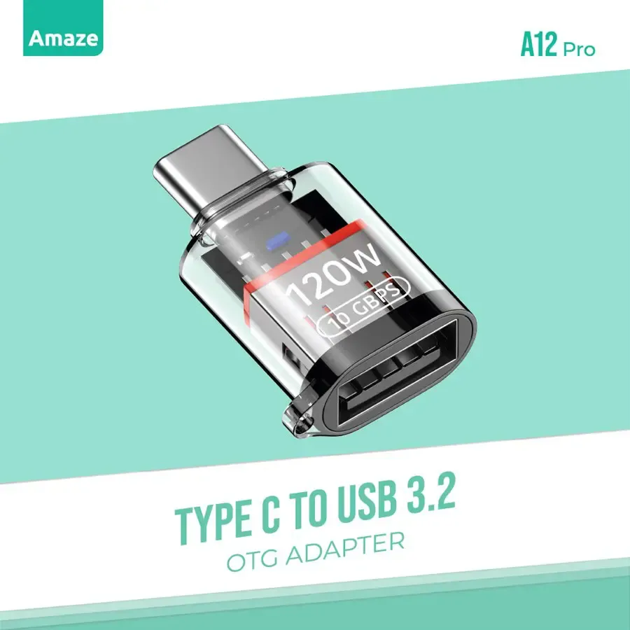 AMAZE A12 Pro Type C OTG Adapter