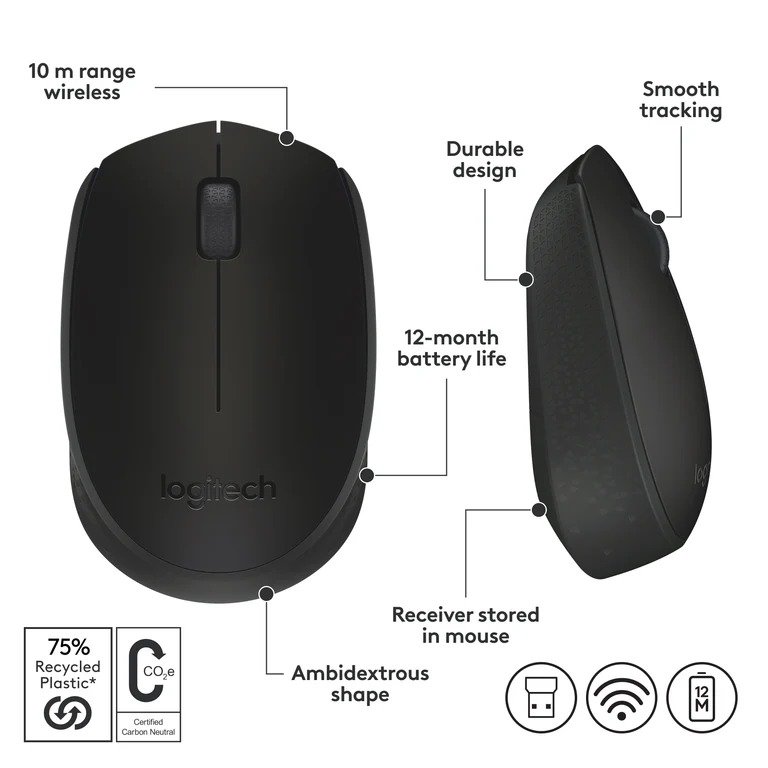 Logitech B175 Wireless Mouse