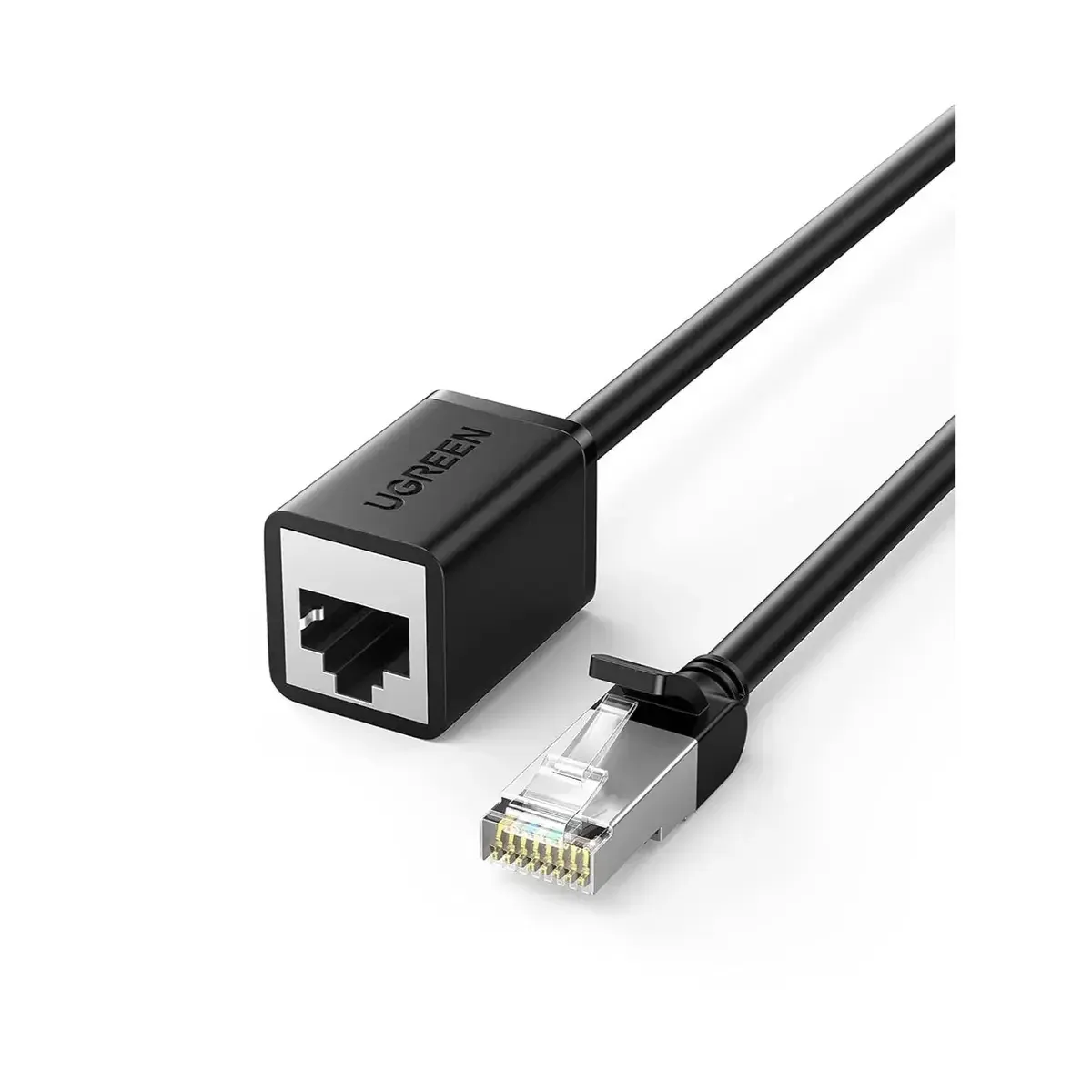 Ugreen CAT 6 F/UTP Ethernet RJ45 Extension Male/Female Patch Cords 3m Black