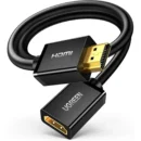 UGREEN 3M HDMI Extension: Protect TV Ports & Extend 4K ConnectivityThe UGREEN HDMI Male To Female Extension Cable (3 Meter) eliminates distance restrictions while protecting host display ports. Distributed by Keyphantom, this cable allows easy access to HDMI ports on wall-mounted TVs or tight media cabinets without constantly moving heavy hardware.18Gbps Bandwidth & Streaming Stick CompatibilityFully compliant with HDMI 2.0 standards, this extension cable handles 18Gbps bandwidth to route 4K video at 60Hz alongside surround sound audio. It is ideal for extending streaming devices like Roku, Fire TV Stick, Apple TV, or Chromecast closer to Wi-Fi signals or out from behind recessed screens.Durable PVC Design & Shielded Copper CoreConstructed with tinned copper conductors enclosed in aluminum foil, braid shielding, and a ground wire, the cable guards against signal loss and electromagnetic noise. Its heavy-duty PVC jacket and molded connector boots protect against strain and bending stress over time.Technical Summary TableFeatureSpecificationModel NameUGREEN HDMI Male to Female Extension CablePart Number / SKU10143 / HD107BrandKeyphantom (UGREEN)Connector A1x Standard HDMI Male (Type-A, Gold-Plated)Connector B1x Standard HDMI Female (Type-A, Gold-Plated)HDMI VersionHDMI 2.0 (Backward Compatible with HDMI 1.4 / 1.3 / 1.2)Maximum BandwidthUp to 18 GbpsMaximum Supported Resolution4K Ultra HD (3840 x 2160) @ 60HzBackward Resolutions2560x1440, 1080P Full HD, 720PAudio & Media FeaturesAudio Return Channel (ARC), HDMI Ethernet Channel (HEC), Dynamic HDR, 3D Video, HDCP 2.2Cable Length3.0 Meters / ~9.8 FeetConductor Core & ShieldingTinned Oxygen-Free Copper (OFC) with Triple Shielding (Foil + Braid + Ground)Outer Jacket & ColorFlexible Heavy-Duty PVC (Black)Hardware CompatibilityTV Stick (Fire Stick, Roku, Chromecast), PS5, PS4, Xbox Series X/S, Laptops, PCs, Wall-Mounted TVs, Monitors, Projectors