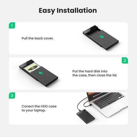 UGREEN 2.5 Inch Hard Drive Box
