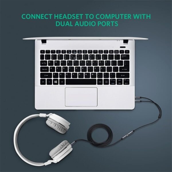 UGREEN 3.5mm Female to 2 Male Audio Cable