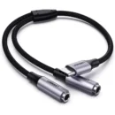 Ugreen USB Type-C to 3.5mm 2 Female Splitter Audio Cable