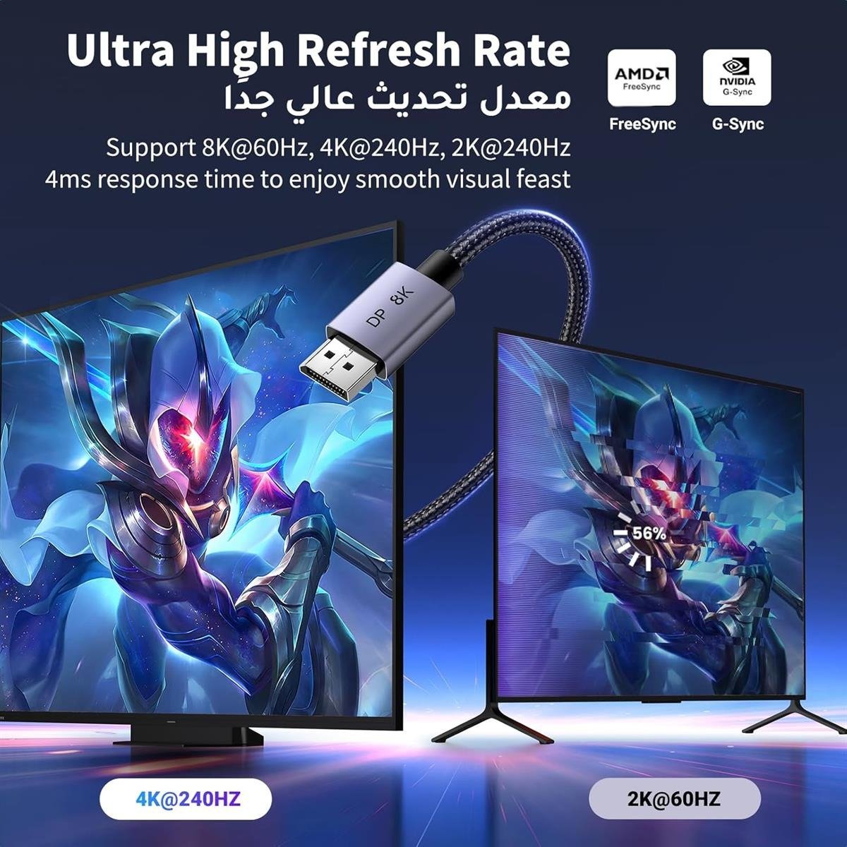 UGREEN DisplayPort 8K Cable