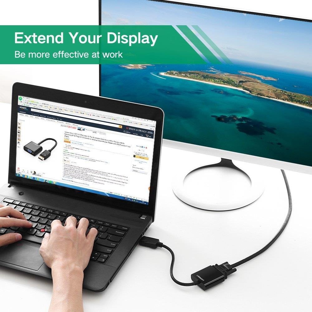 UGREEN DP Male To VGA Female Converter 1080P @ 60Hz