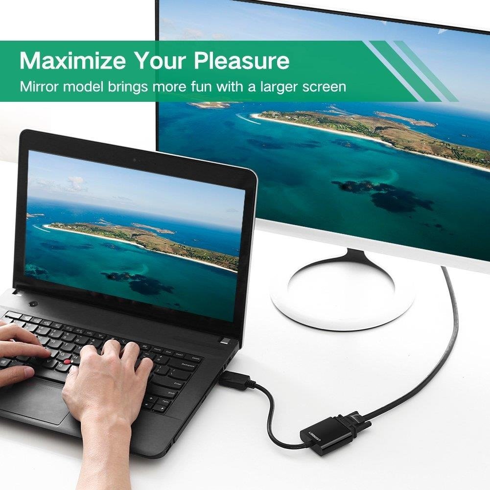 UGREEN DP Male To VGA Female Converter 1080P @ 60Hz