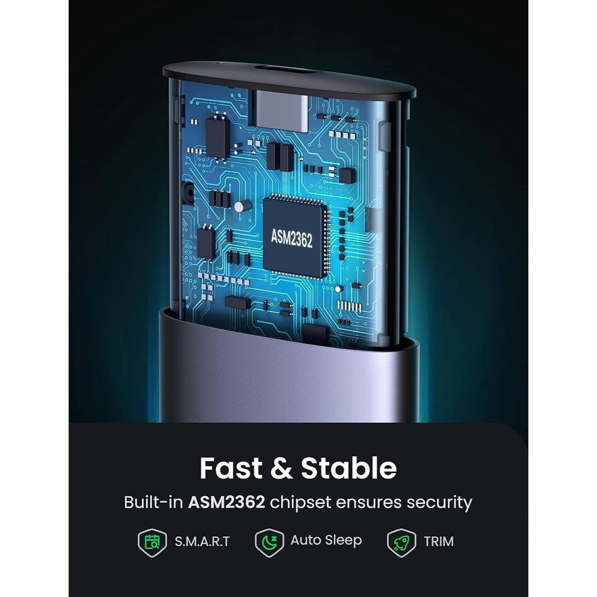 UGREEN M.2 NVME Hard Drive Enclosure (10Gbps)