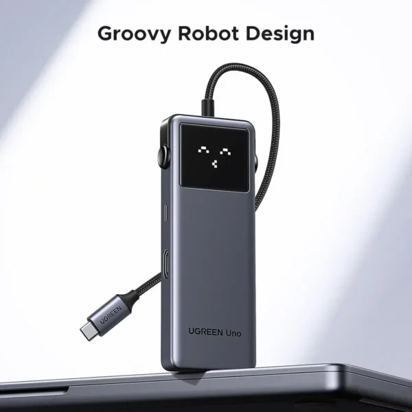 UGREEN 35998 Uno 6-in-1 USB-C Hub with 10Gbps USB-C & USB-A Data Ports 4K@60Hz HDMI (6 IN 1)