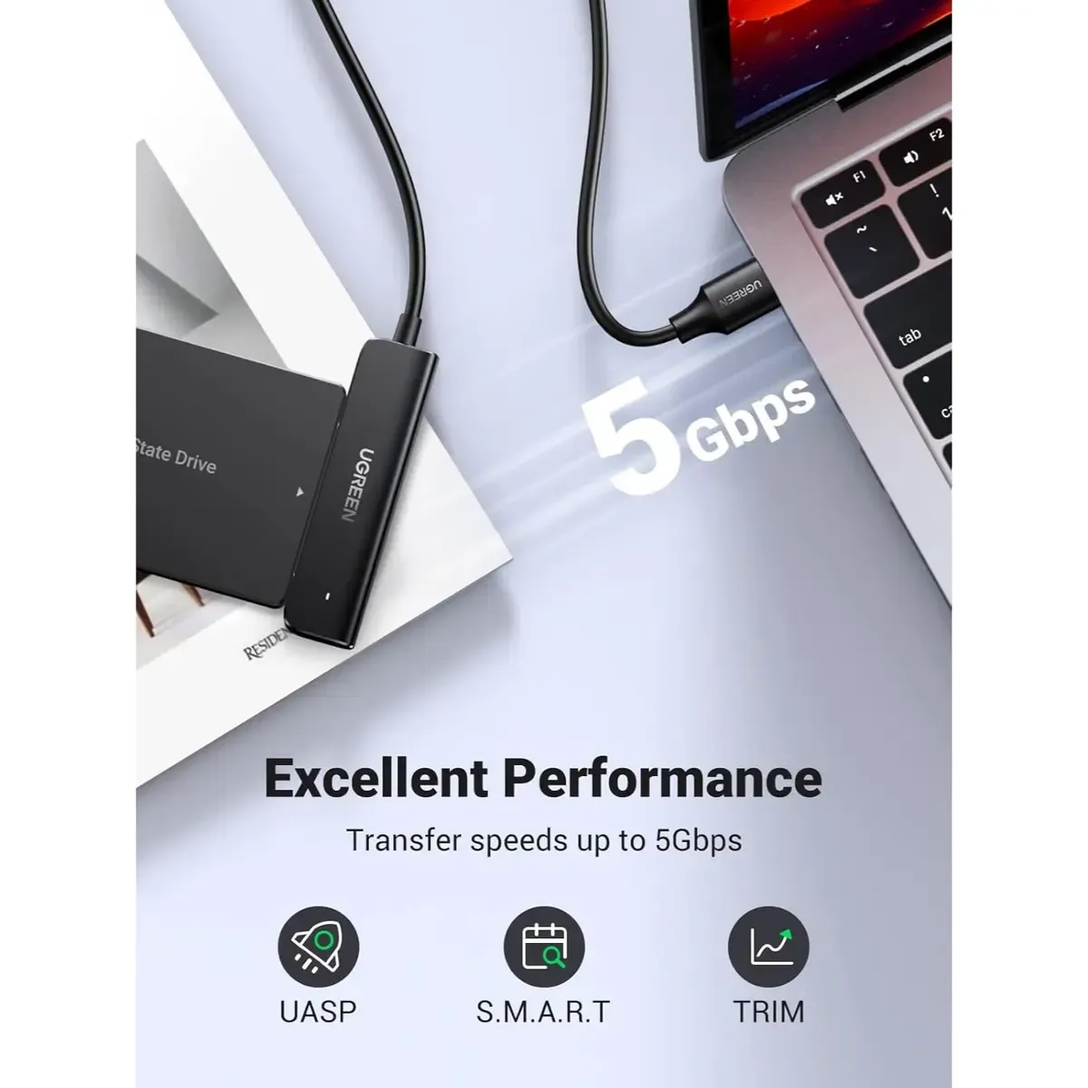 UGREEN USB-A TO 2.5-INCH SATA CONVERTER 50cm