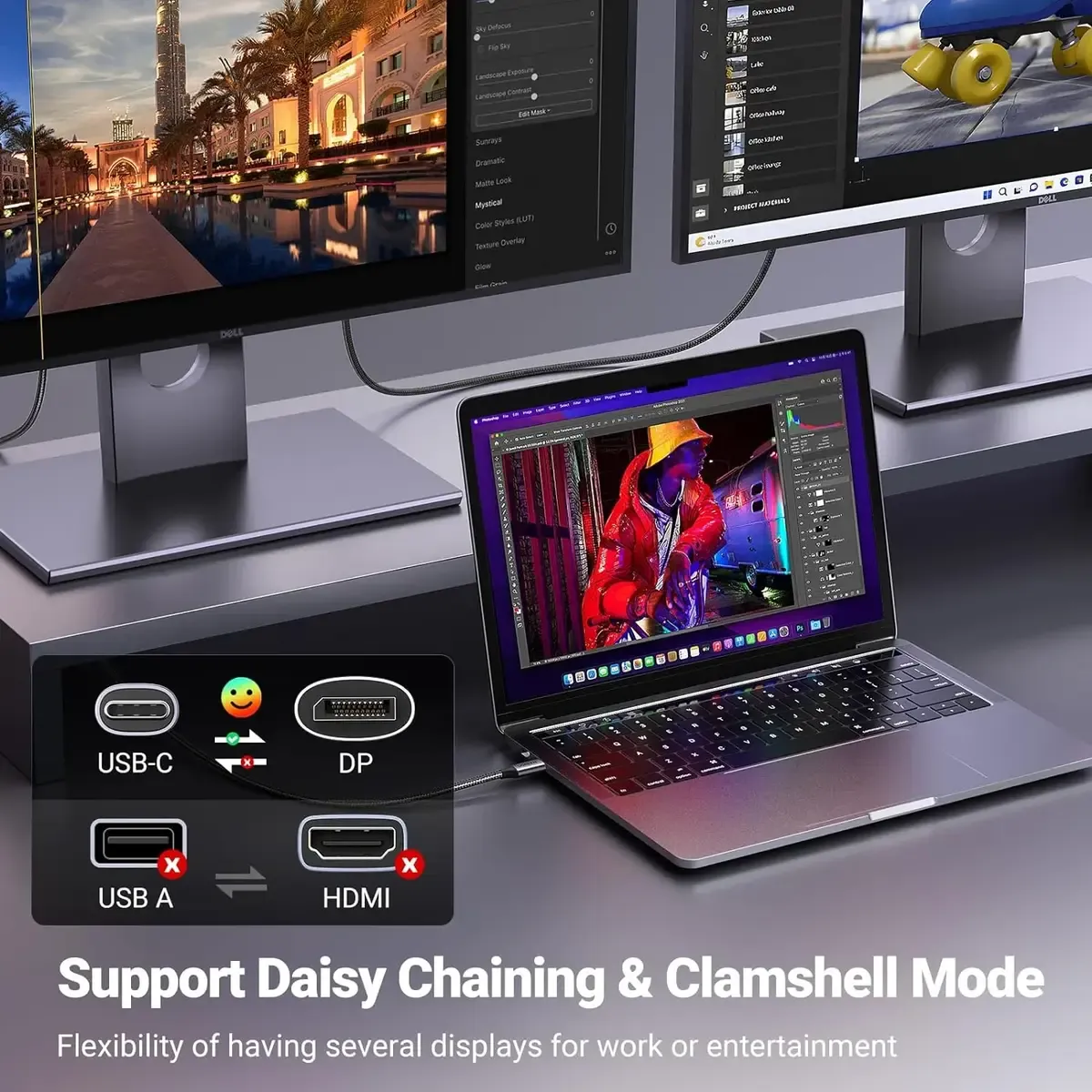 UGREEN USB C to DisplayPort 1.4 Cable