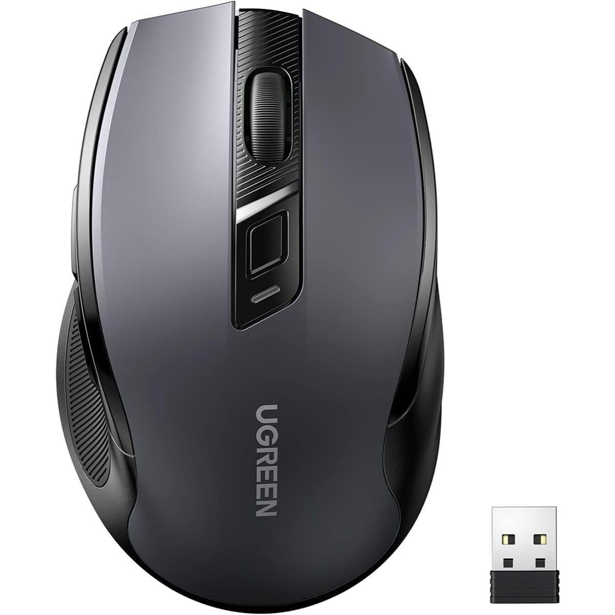 UGREEN Ergonomic Wireless Mouse (2.4G Wireless & Bluetooth)