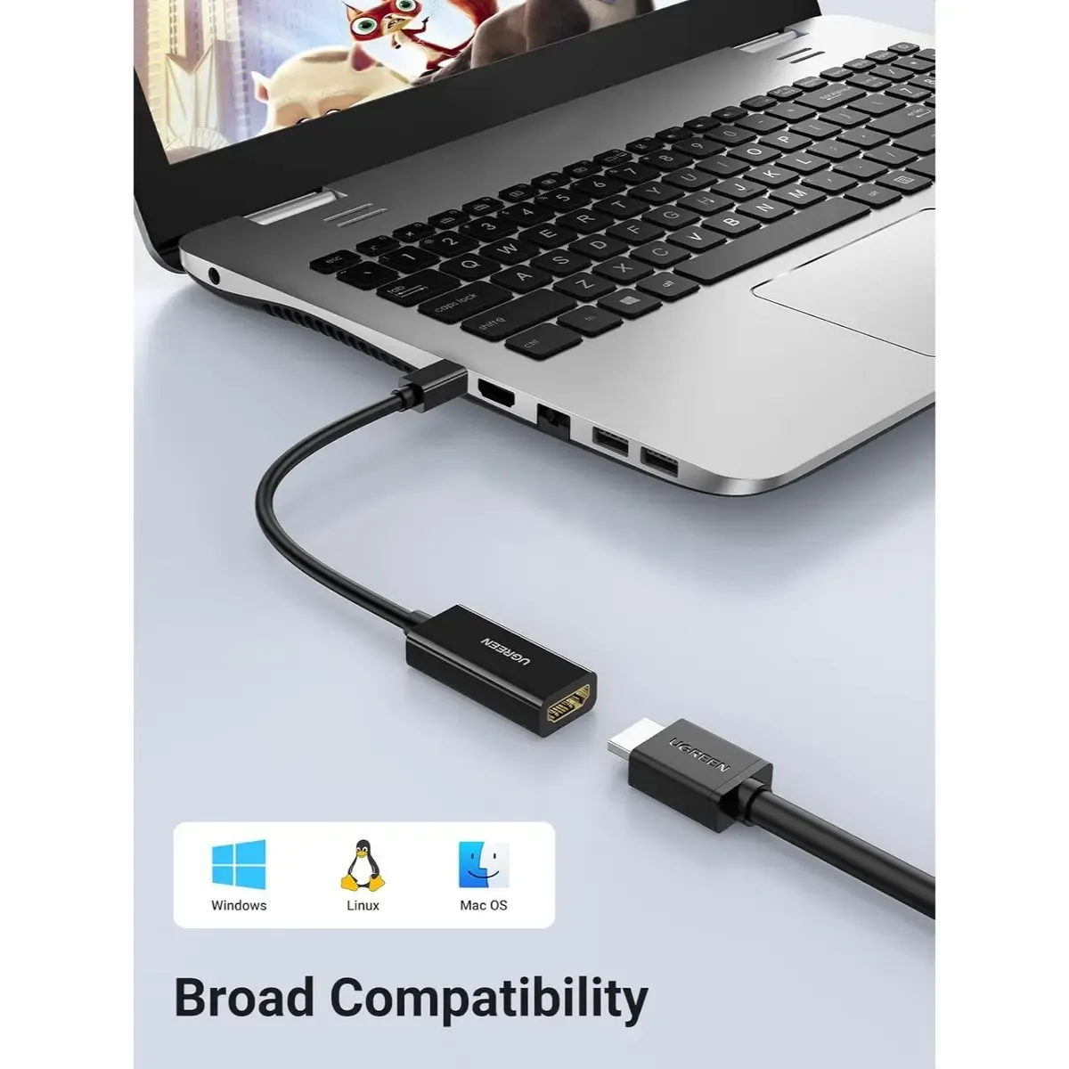Ugreen 4K Mini DisplayPort DP to HDMI Adapter